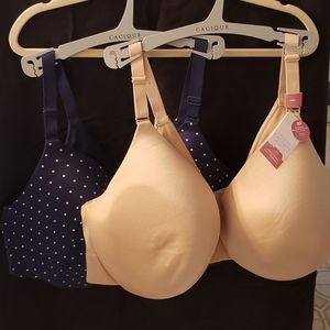 Cacique lightly lined full coverage bras 48c